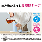 象印 ステンレスマグ（SM-WS型)　360ml（SM-WS36）飲み物の温度を長時間キープ