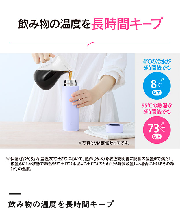 象印 ステンレスマグ（SU-AA型)　360ml（SU-AA36）飲み物の温度を長時間キープ