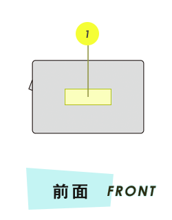 トートバック前面プリント範囲