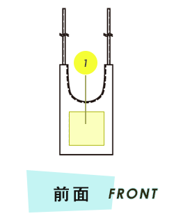 トートバック前面プリント範囲