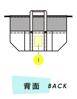 トートバック背面プリント範囲