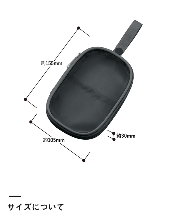 アクスタポーチ（SNS-0300550）サイズについて