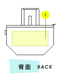 トートバッグ背面プリント範囲