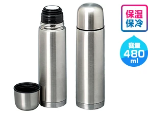 アトラス ステンレススリムボトル480ml｜保温・保冷対応｜容量480ml