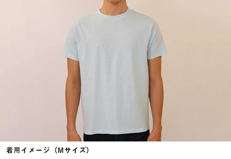 4.0オンス　ライトウェイトＴシャツ｜着用イメージ（Mサイズ）