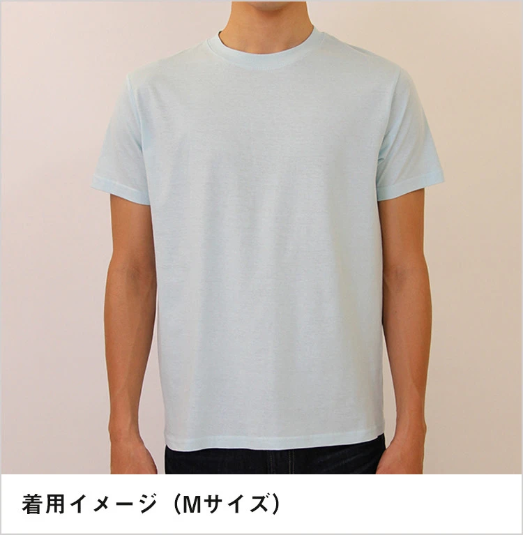 4.0オンス　ライトウェイトＴシャツ｜着用イメージ（Mサイズ）